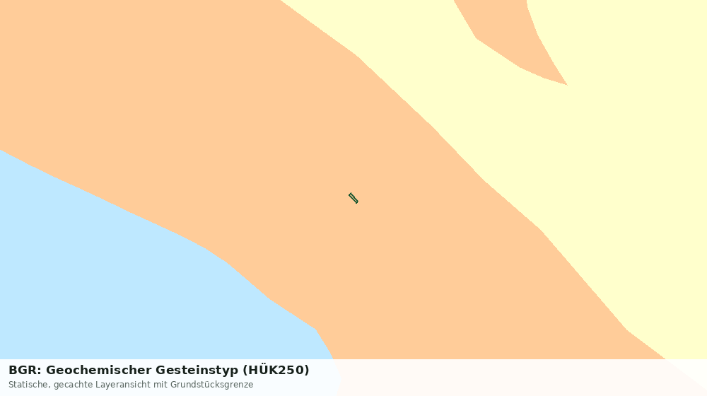 Statische Kartenansicht: BGR: Geochemischer Gesteinstyp (HÜK250)