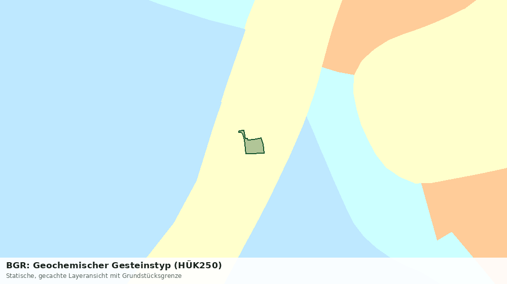 Statische Kartenansicht: BGR: Geochemischer Gesteinstyp (HÜK250)