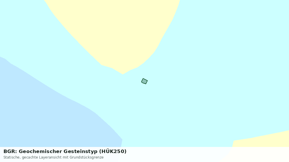 Statische Kartenansicht: BGR: Geochemischer Gesteinstyp (HÜK250)