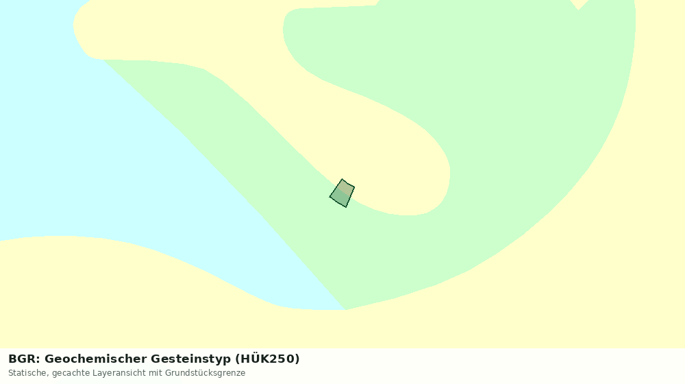 Statische Kartenansicht: BGR: Geochemischer Gesteinstyp (HÜK250)
