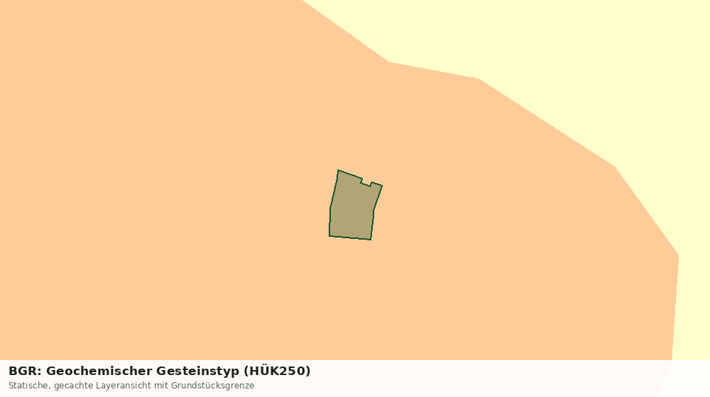 Statische Kartenansicht: BGR: Geochemischer Gesteinstyp (HÜK250)