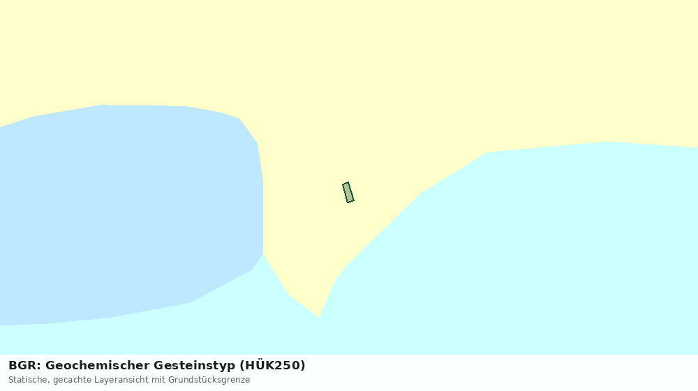 Statische Kartenansicht: BGR: Geochemischer Gesteinstyp (HÜK250)