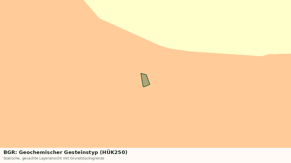 Statische Kartenansicht: BGR: Geochemischer Gesteinstyp (HÜK250)