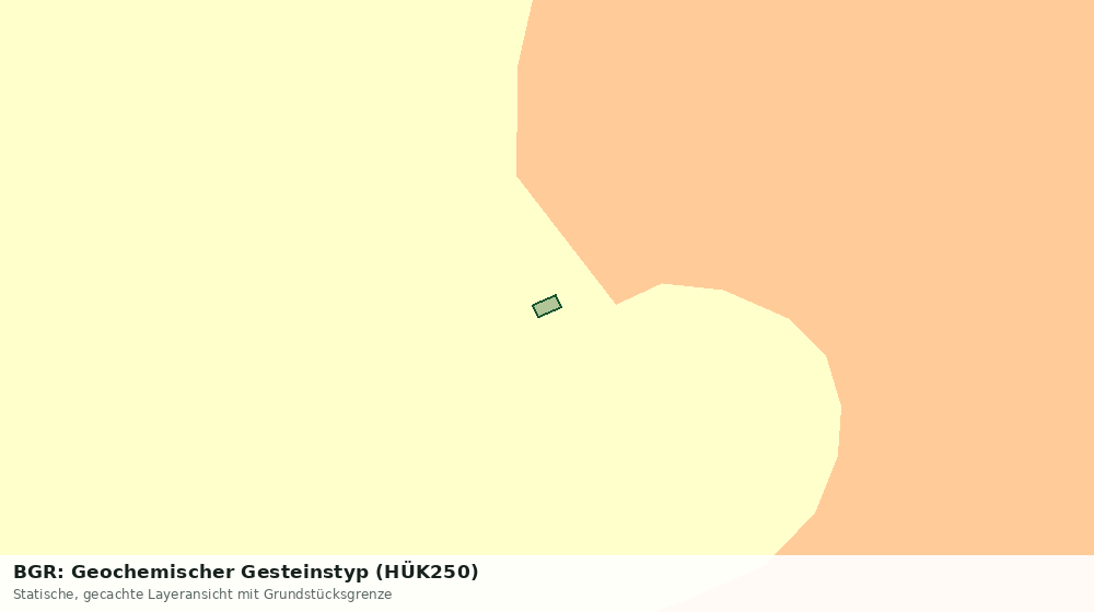 Statische Kartenansicht: BGR: Geochemischer Gesteinstyp (HÜK250)