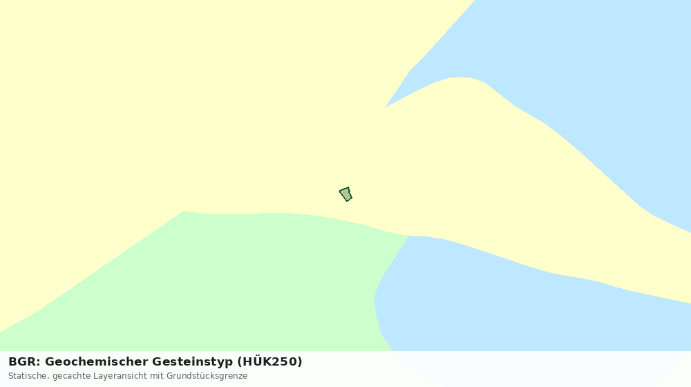 Statische Kartenansicht: BGR: Geochemischer Gesteinstyp (HÜK250)