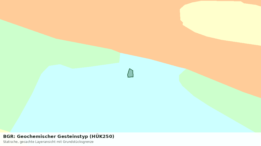 Statische Kartenansicht: BGR: Geochemischer Gesteinstyp (HÜK250)