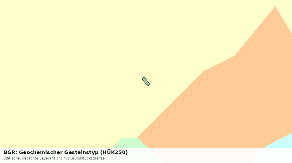 Statische Kartenansicht: BGR: Geochemischer Gesteinstyp (HÜK250)