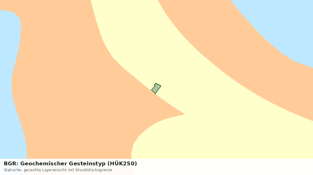 Statische Kartenansicht: BGR: Geochemischer Gesteinstyp (HÜK250)