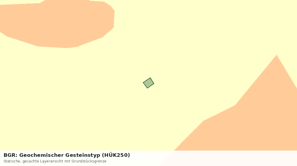 Statische Kartenansicht: BGR: Geochemischer Gesteinstyp (HÜK250)