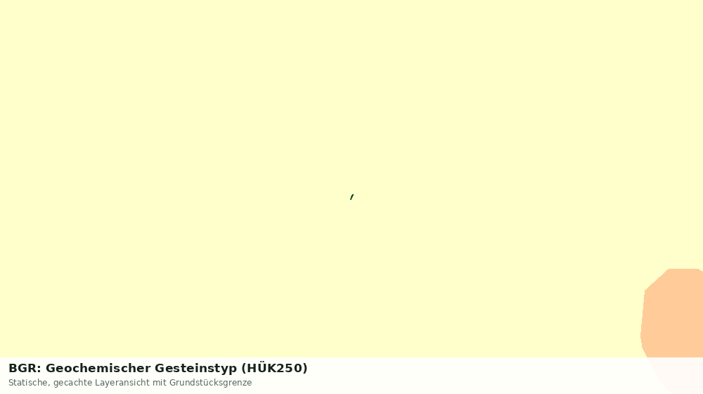 Statische Kartenansicht: BGR: Geochemischer Gesteinstyp (HÜK250)