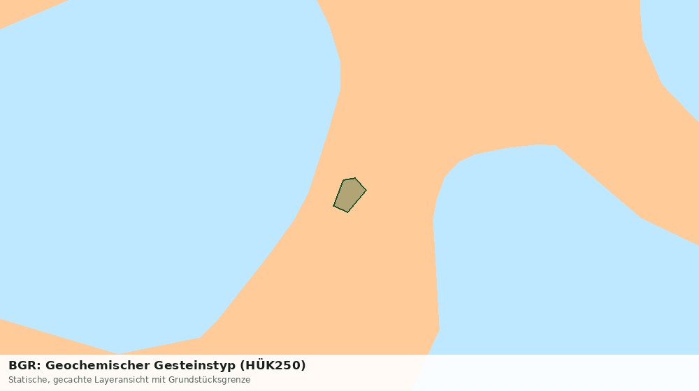 Statische Kartenansicht: BGR: Geochemischer Gesteinstyp (HÜK250)