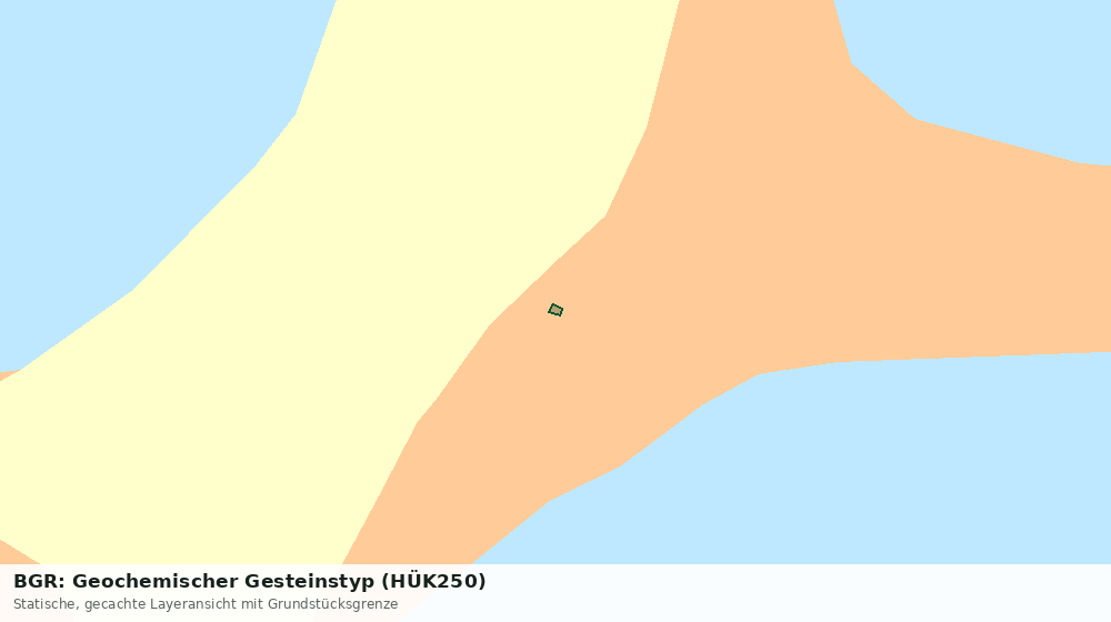 Statische Kartenansicht: BGR: Geochemischer Gesteinstyp (HÜK250)