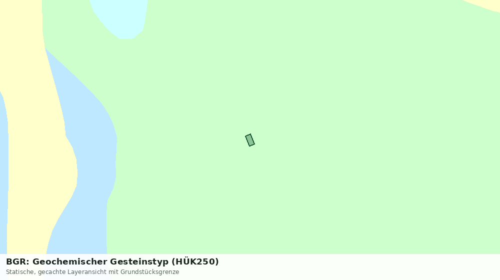 Statische Kartenansicht: BGR: Geochemischer Gesteinstyp (HÜK250)