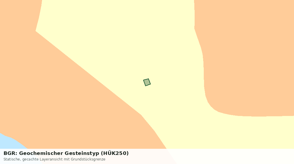Statische Kartenansicht: BGR: Geochemischer Gesteinstyp (HÜK250)