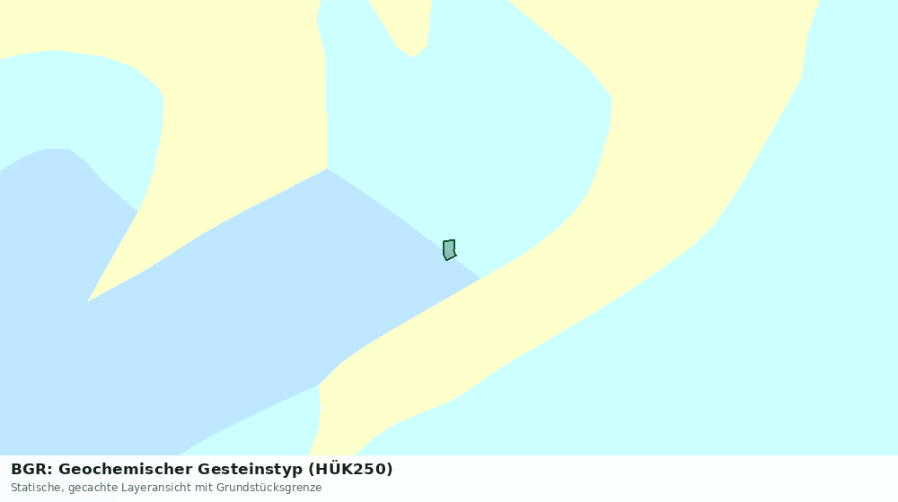 Statische Kartenansicht: BGR: Geochemischer Gesteinstyp (HÜK250)