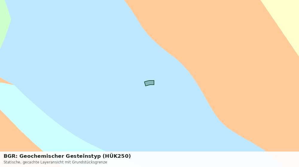 Statische Kartenansicht: BGR: Geochemischer Gesteinstyp (HÜK250)