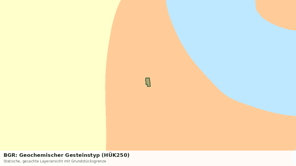 Statische Kartenansicht: BGR: Geochemischer Gesteinstyp (HÜK250)
