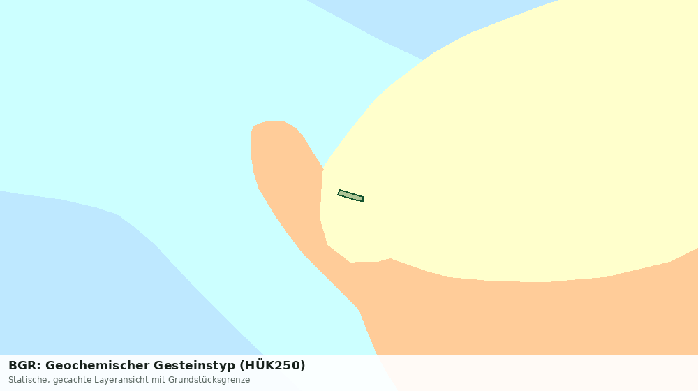 Statische Kartenansicht: BGR: Geochemischer Gesteinstyp (HÜK250)