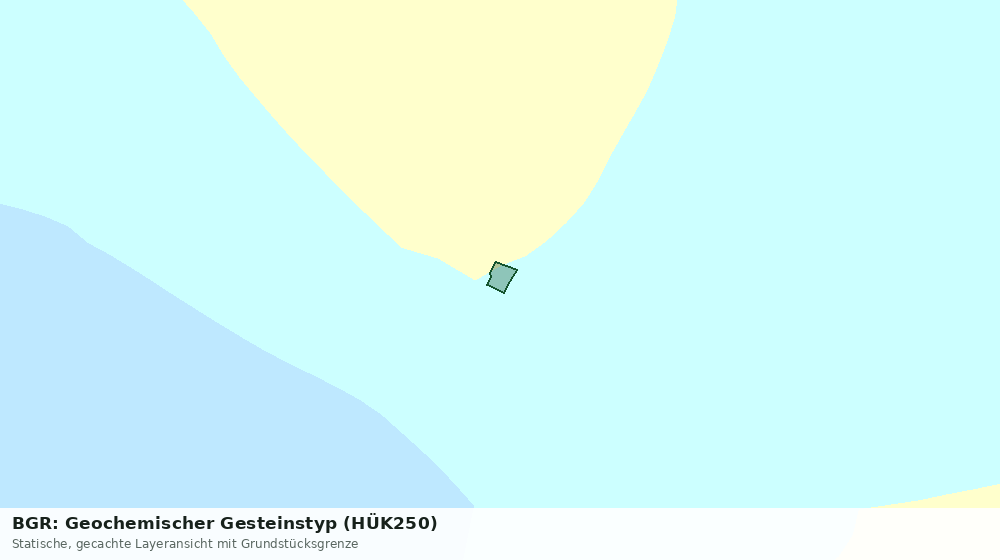 Statische Kartenansicht: BGR: Geochemischer Gesteinstyp (HÜK250)