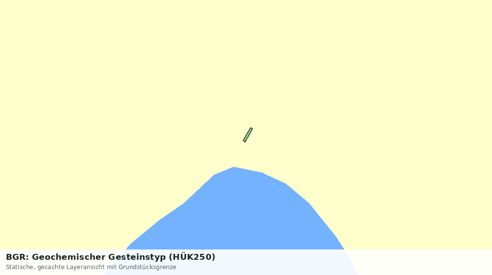 Statische Kartenansicht: BGR: Geochemischer Gesteinstyp (HÜK250)