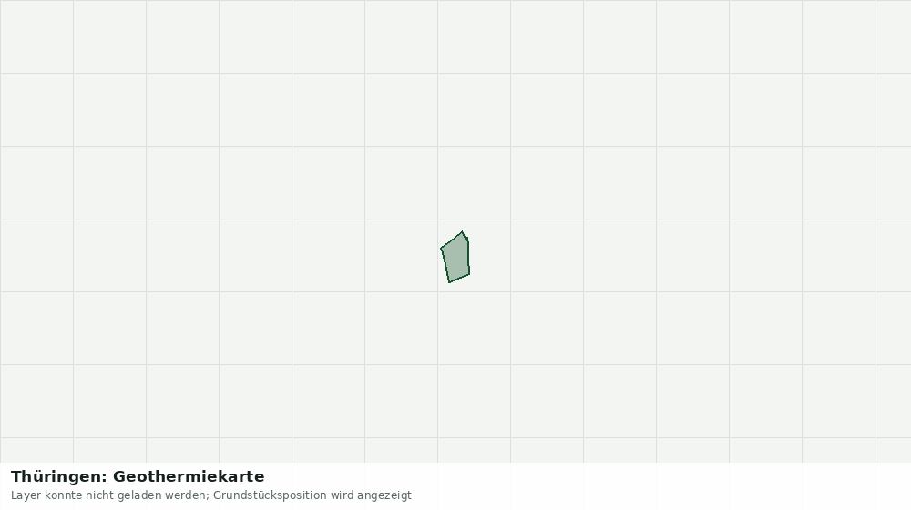 Statische Kartenansicht: Thüringen: Geothermiekarte