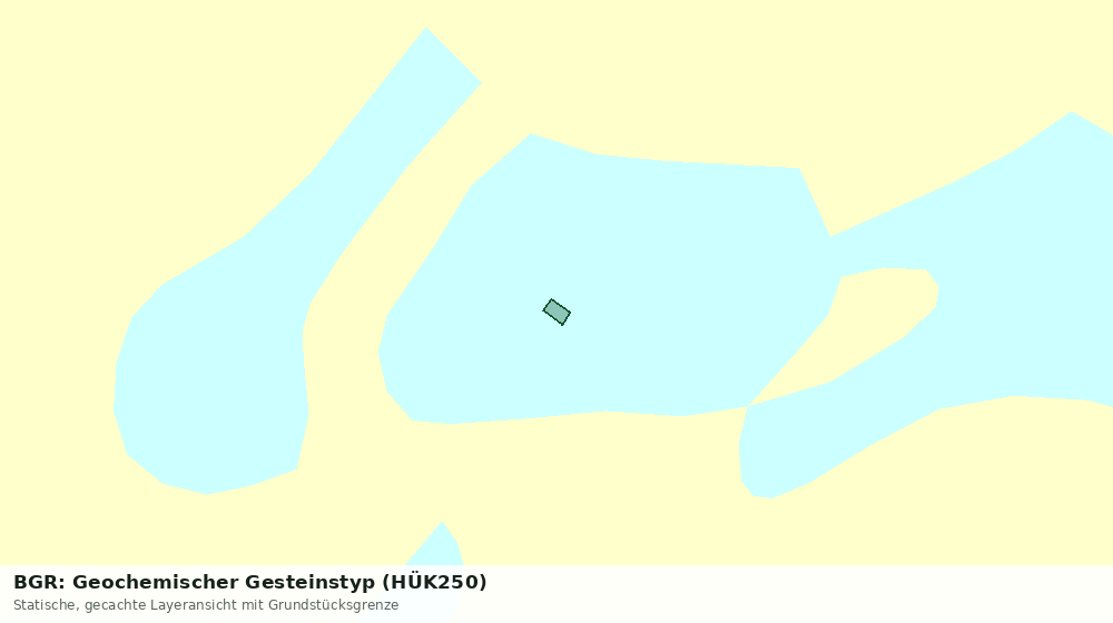 Statische Kartenansicht: BGR: Geochemischer Gesteinstyp (HÜK250)