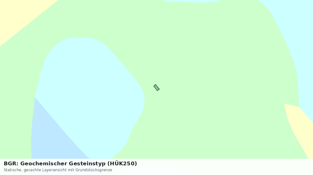 Statische Kartenansicht: BGR: Geochemischer Gesteinstyp (HÜK250)