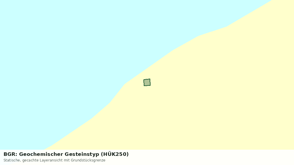 Statische Kartenansicht: BGR: Geochemischer Gesteinstyp (HÜK250)