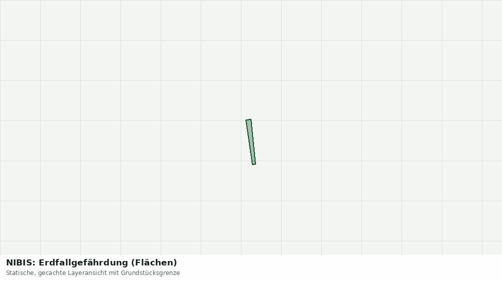 Statische Kartenansicht: NIBIS: Erdfallgefährdung (Flächen)