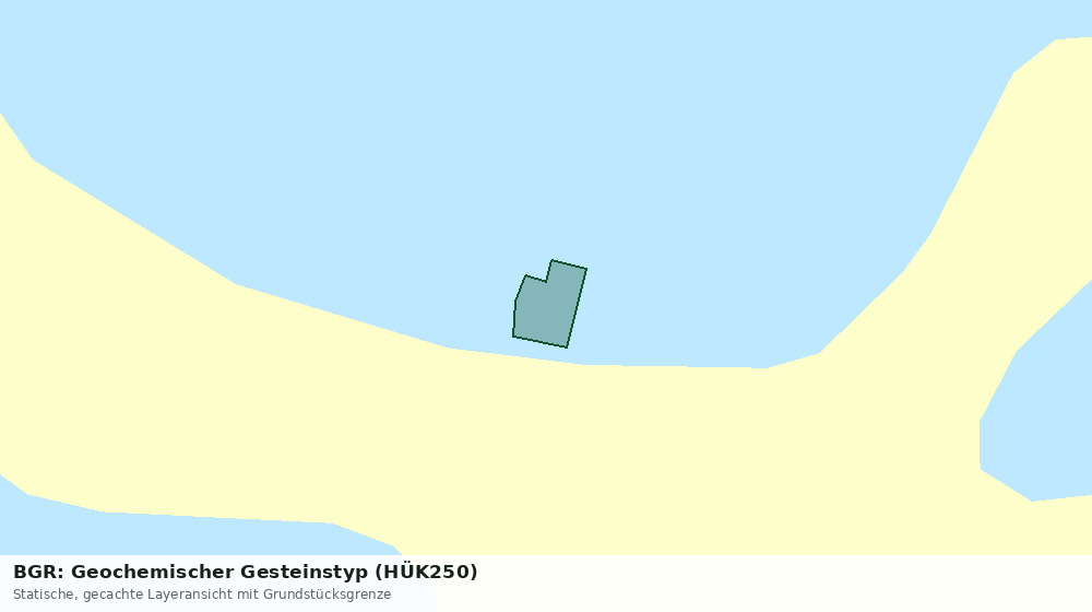 Statische Kartenansicht: BGR: Geochemischer Gesteinstyp (HÜK250)