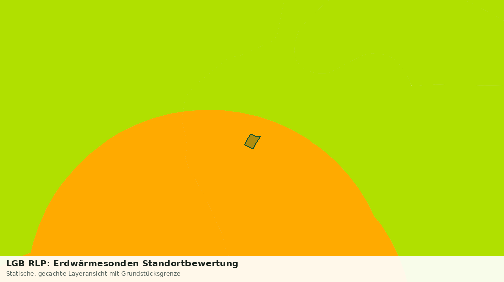 Statische Kartenansicht: LGB RLP: Erdwärmesonden Standortbewertung