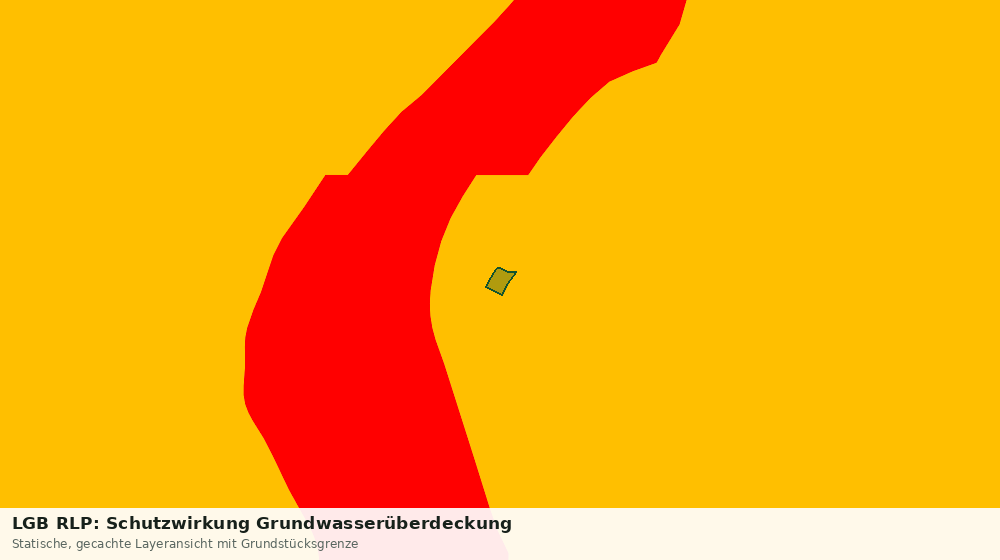 Statische Kartenansicht: LGB RLP: Schutzwirkung Grundwasserüberdeckung