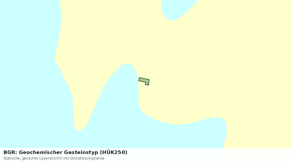 Statische Kartenansicht: BGR: Geochemischer Gesteinstyp (HÜK250)