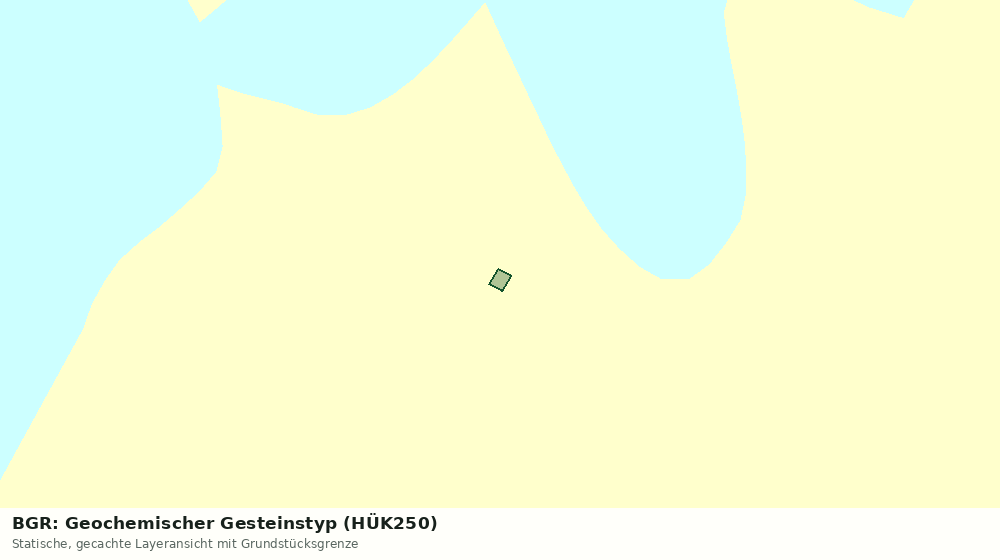 Statische Kartenansicht: BGR: Geochemischer Gesteinstyp (HÜK250)