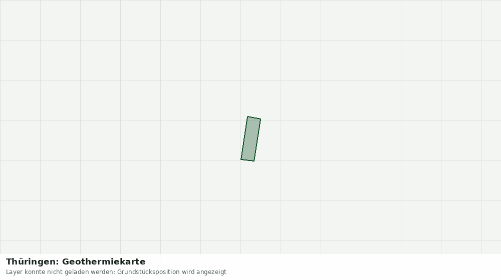 Statische Kartenansicht: Thüringen: Geothermiekarte