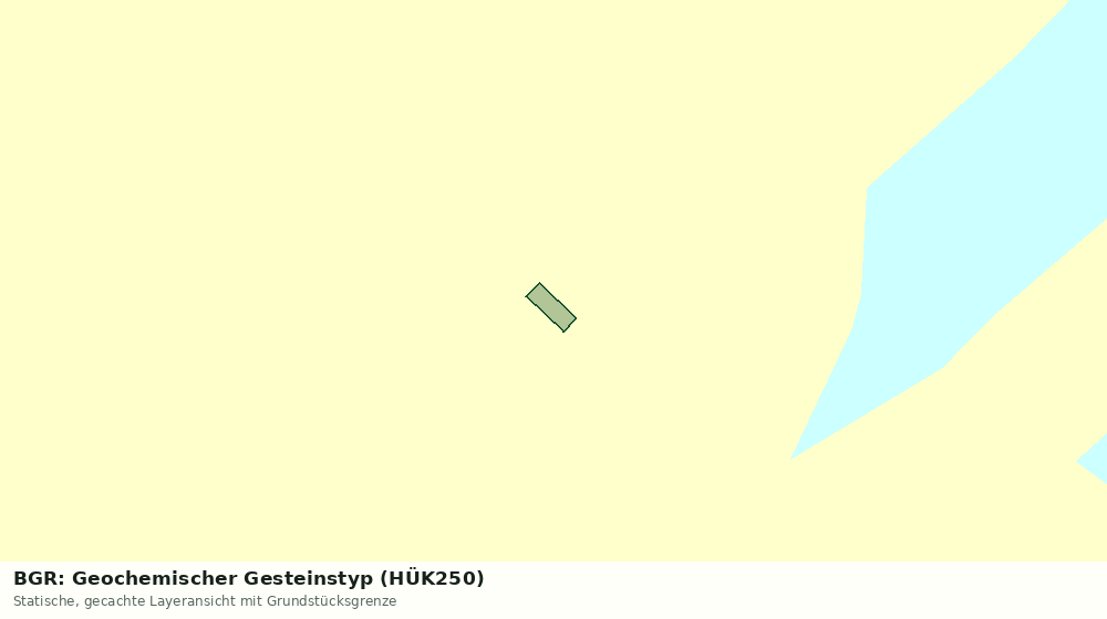 Statische Kartenansicht: BGR: Geochemischer Gesteinstyp (HÜK250)