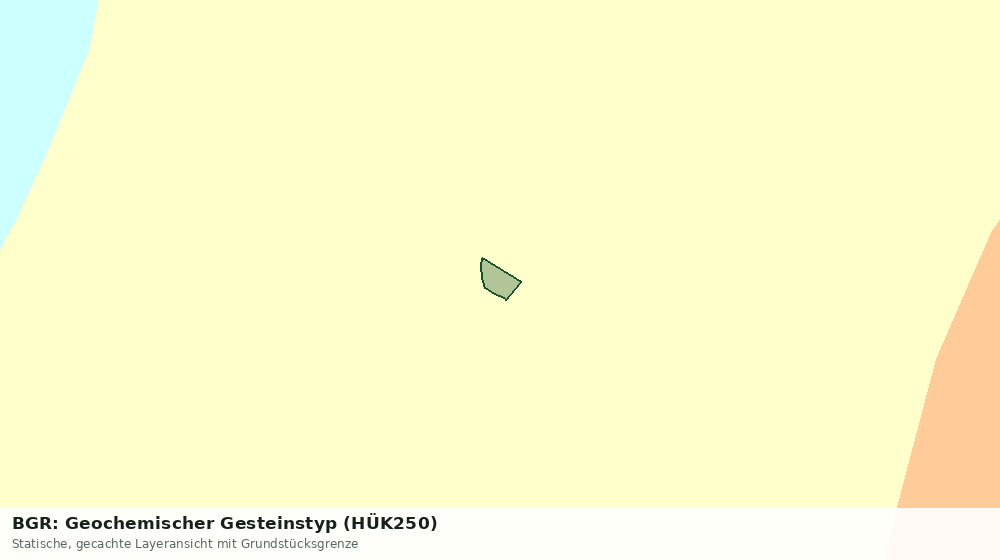 Statische Kartenansicht: BGR: Geochemischer Gesteinstyp (HÜK250)