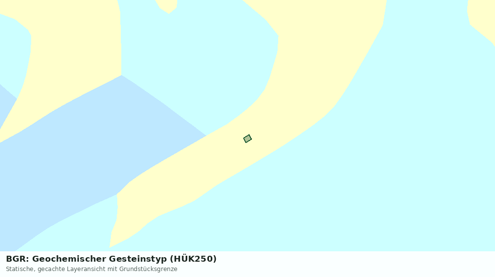Statische Kartenansicht: BGR: Geochemischer Gesteinstyp (HÜK250)