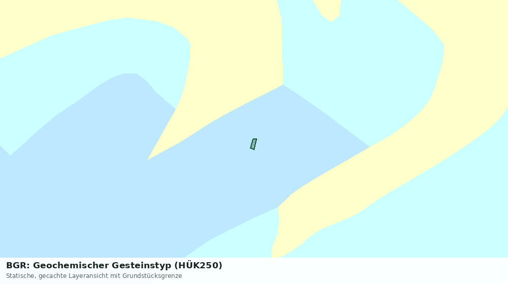 Statische Kartenansicht: BGR: Geochemischer Gesteinstyp (HÜK250)