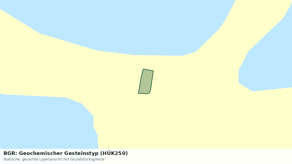 Statische Kartenansicht: BGR: Geochemischer Gesteinstyp (HÜK250)
