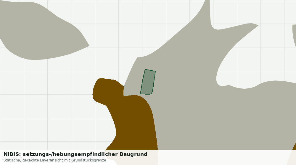 Statische Kartenansicht: NIBIS: setzungs-/hebungsempfindlicher Baugrund