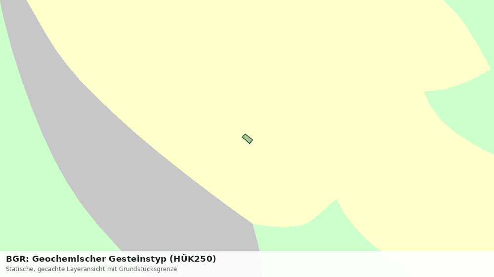 Statische Kartenansicht: BGR: Geochemischer Gesteinstyp (HÜK250)