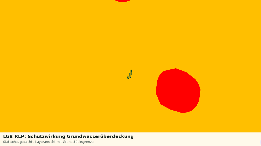 Statische Kartenansicht: LGB RLP: Schutzwirkung Grundwasserüberdeckung