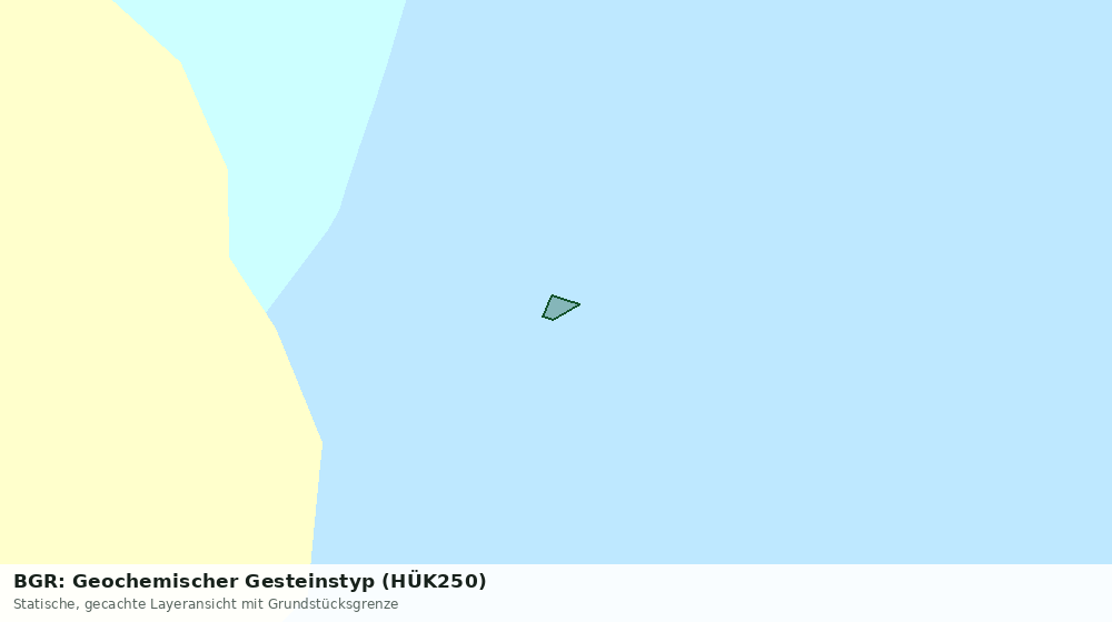Statische Kartenansicht: BGR: Geochemischer Gesteinstyp (HÜK250)