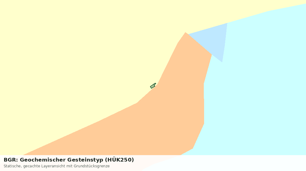 Statische Kartenansicht: BGR: Geochemischer Gesteinstyp (HÜK250)