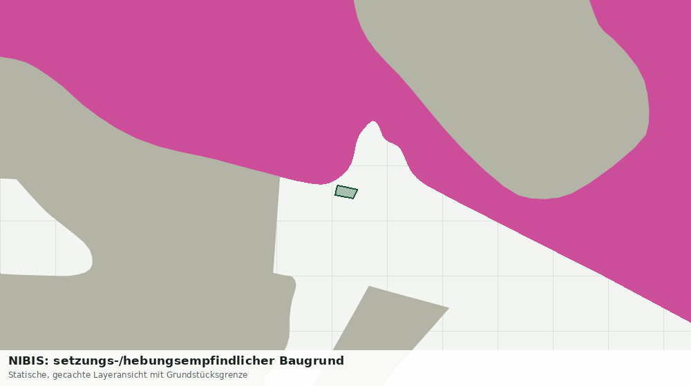 Statische Kartenansicht: NIBIS: setzungs-/hebungsempfindlicher Baugrund