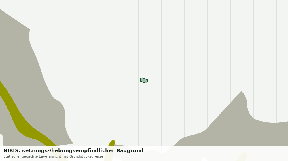 Statische Kartenansicht: NIBIS: setzungs-/hebungsempfindlicher Baugrund