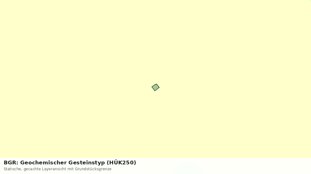 Statische Kartenansicht: BGR: Geochemischer Gesteinstyp (HÜK250)