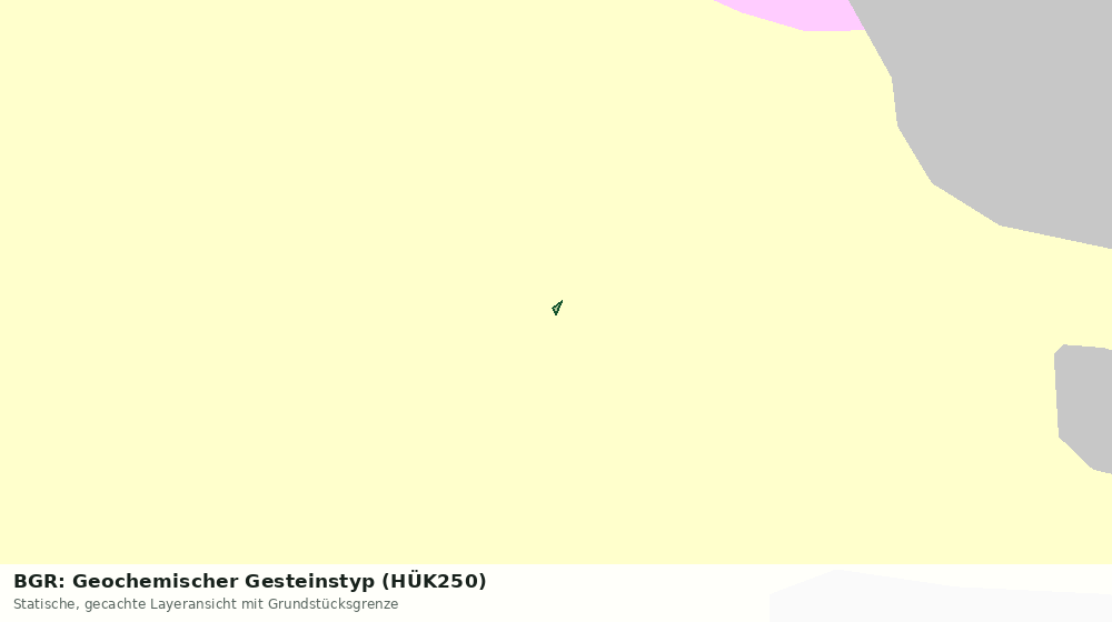 Statische Kartenansicht: BGR: Geochemischer Gesteinstyp (HÜK250)