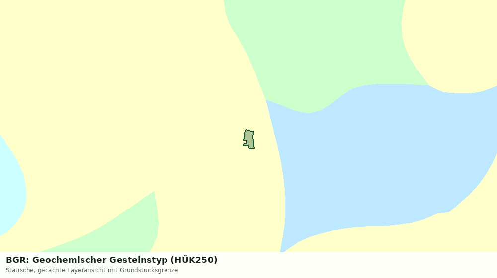 Statische Kartenansicht: BGR: Geochemischer Gesteinstyp (HÜK250)